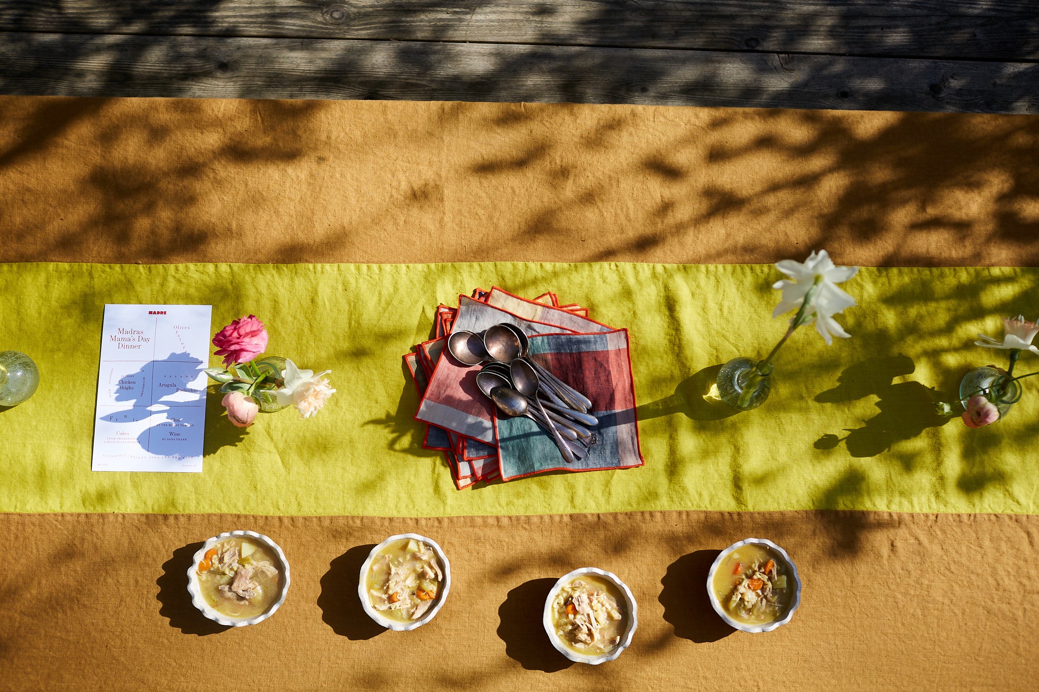 Cirque Tablecloth | Avocado con Kabocha